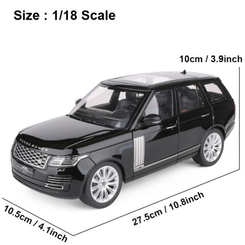 Vehículo diecast 1/18 Land Rover Range Rover modelo cincuenta coche de juguete regalo coleccionable - Imagen 8 de 17