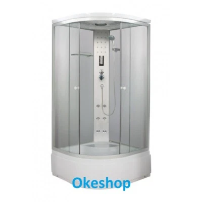 OKESHOP BOX CABINA IDROMASSAGGIO CON VASCA RECK MISURA 90X90X205