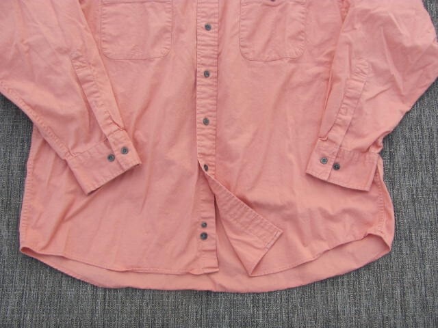 Pendleton Light Coral Cotton Button Down Long Sle… - image 2
