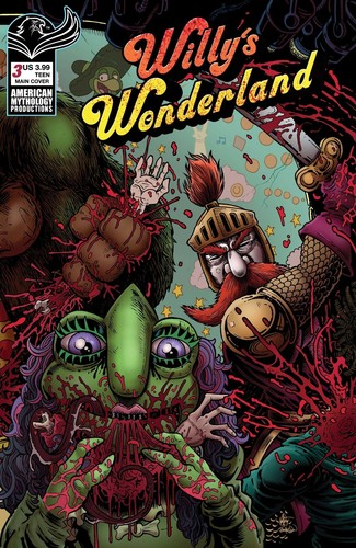 Cómics de la precuela #1-4 de Willy's Wonderland #1-4 casi nuevo 2022 de mitología americana - Imagen 10 de 16