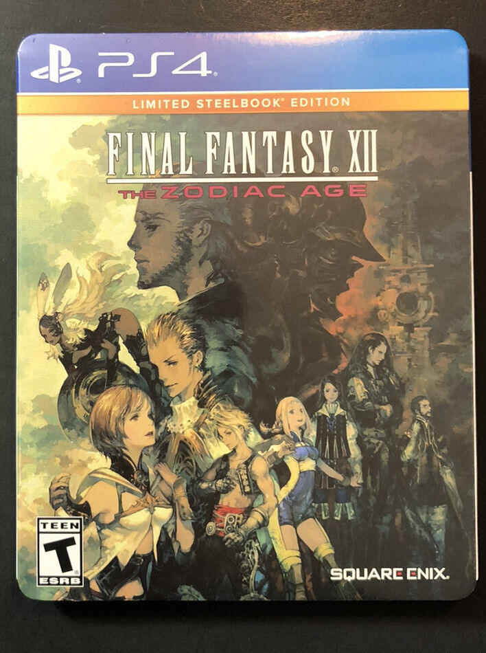 Final Fantasy XII The Zodiac Age [ Limited Edition STEELBOOK ] (PS4) NEW