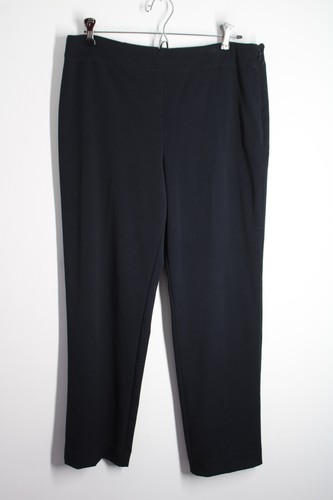 Talbots 10P Navy Blue Side Zip Slim Leg 