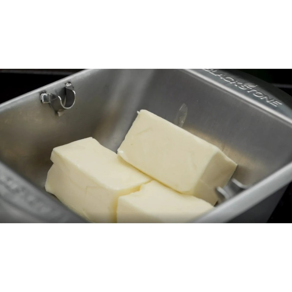 BLACKSTONE Stainless Steel Butter Roller Griddle Accessory W/Pour Spout