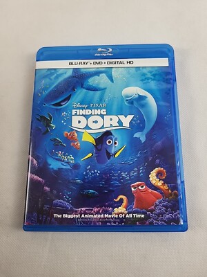 Finding Dory (Blu-ray, 2016) 3-Disc Tested and Working