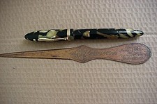Ancien stylo plume et ouvre lettre Sheaffer Lifetime Levier Fill années 1910-20