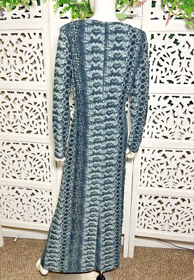 miss sixty maxi dress Vintage Cargo Style Denim Dress, MIDDLE BLUE / XS