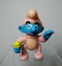 The Smurfs Peyo 1996 Baby Smurf Poseable Toy Figure