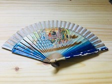 Vintage Tipica Folding Fan Spanish Bull fighter Party SENIORITA Flamenc MATADOR