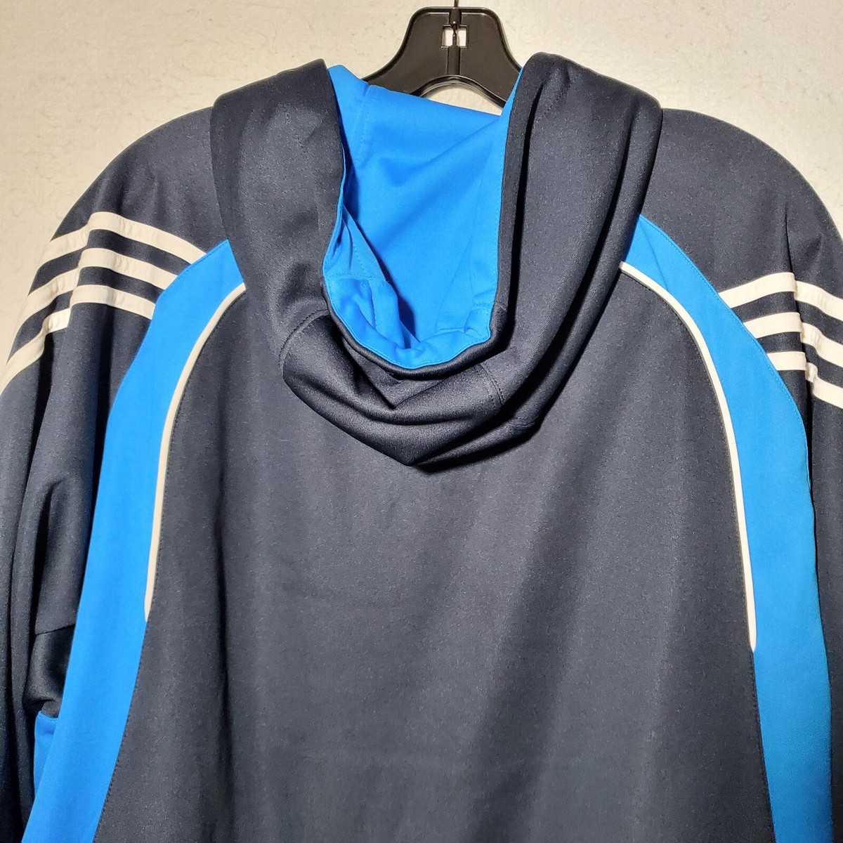 Chelsea Training Hooded Sweatsh Blue Retro Adidas Mens XXL