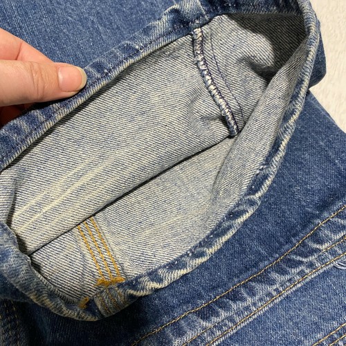 1970's Vintage Women's Levis Jeans Embroidered Pocket Blue High Rise 9 25" Waist - Picture 9 of 11