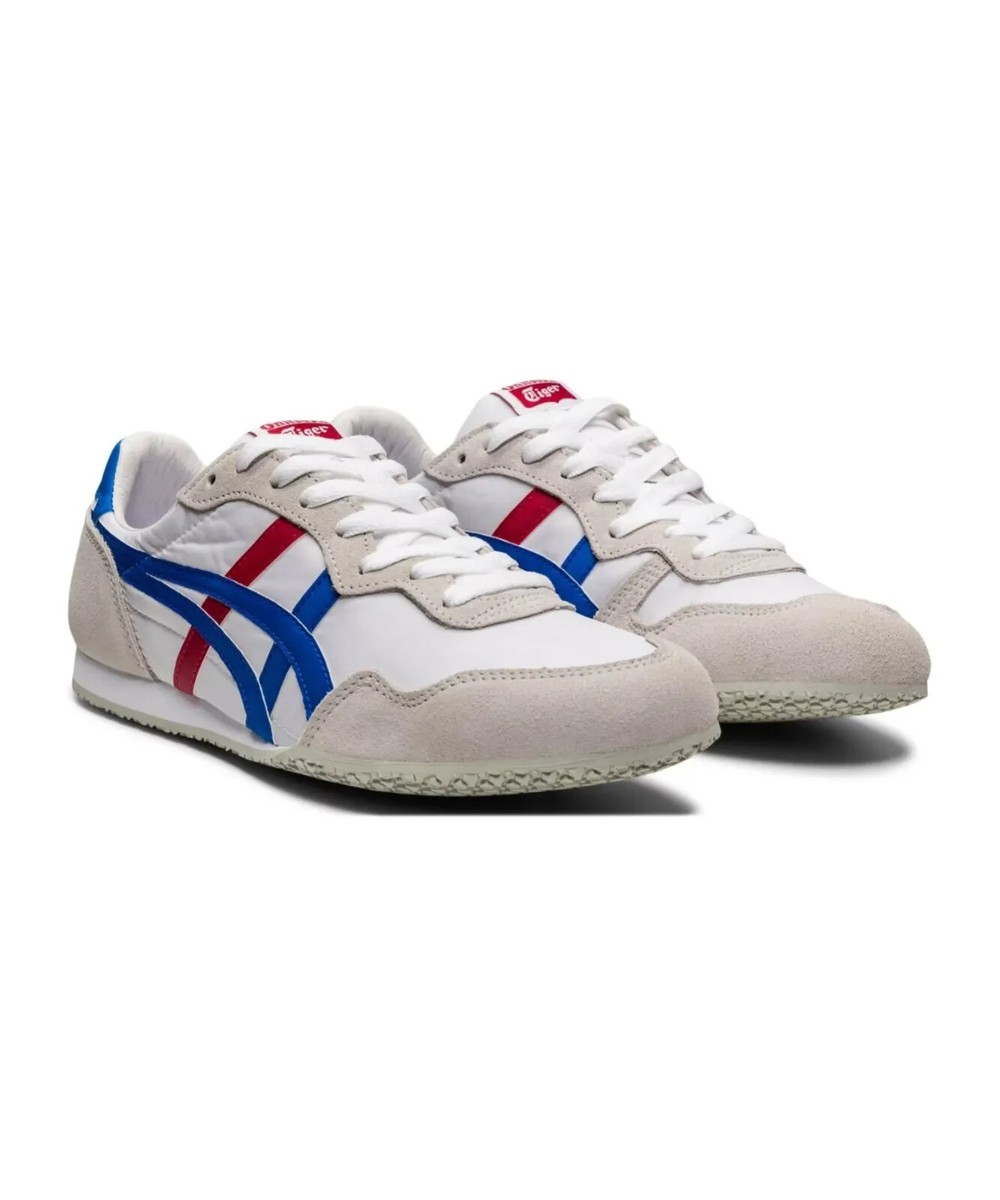 Onitsuka Tiger SERRANO ホワイト/ブルー/レッド Onitsuka Tiger SERRANO WHITE/BLUE/RED Shoes from Japan New