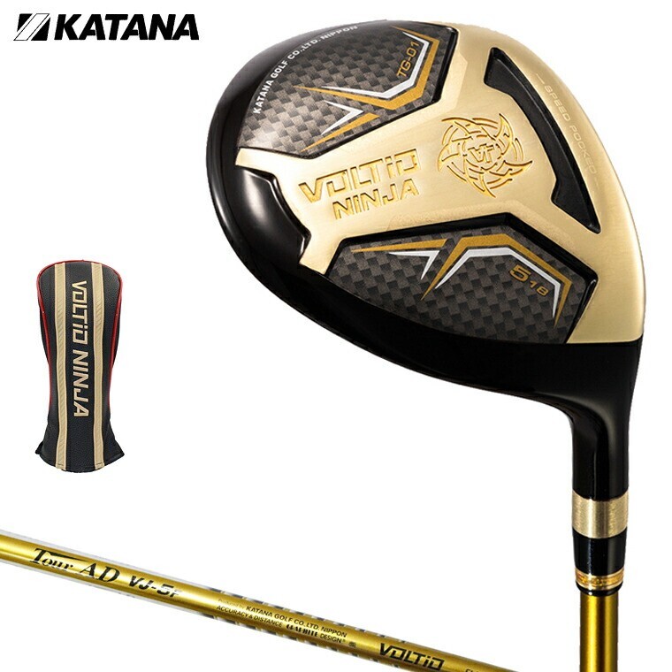 KATANA GOLF VOLTIO NINJA TG-01 Fairway wood 2024 5W R-Flex TOUR AD