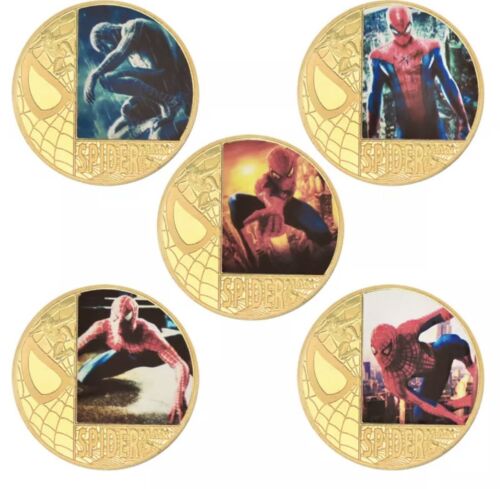 Spiderman Marvel Plaqué Or Édition Limitée Pièce de Monnaie - 第 1/1 張圖片
