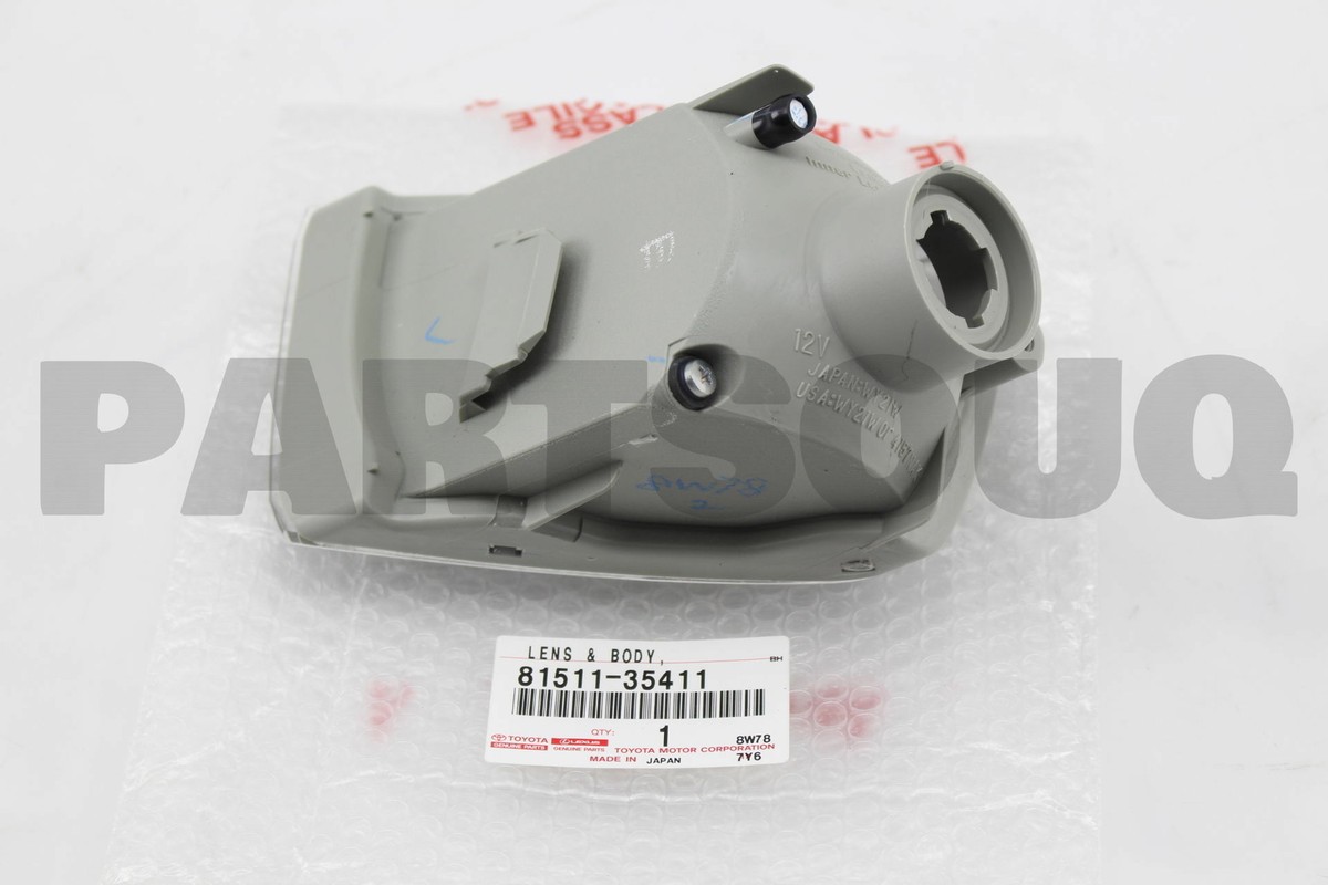 8151135411 Genuine Toyota LENS, FRONT TURN SIGNAL LAMP, RH 81511