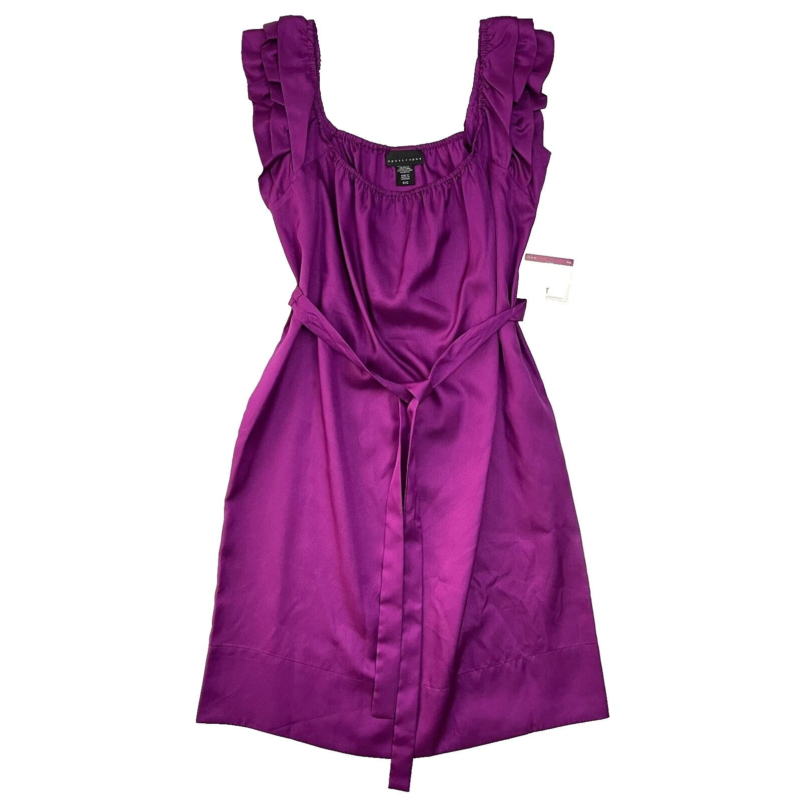 Apostrophe Polyester Solid Dresses for Women