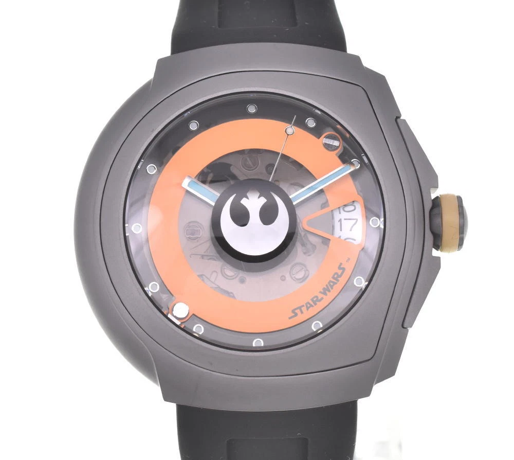 GSX Star Wars REBEL ALLIANCE GSX400SWS-3 Gray/orange Dial Automatic F#116360