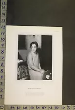 1925 LIVINGSTON BEECKMAN EDNA MARSTON GOVERNOR RHODE ISLAND PHOTO INSERT 24442