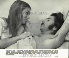 1978 Press Photo Actors Theresa Russell & Dustin Hoffman star in "Straight Time"