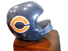 Chicago Bears NFL Football Team Ceramic chip & dip party bowl sculpture figurine
