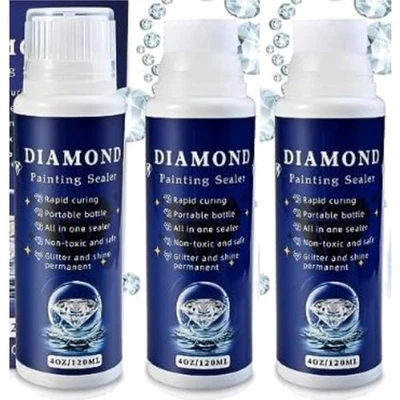 Diamond Painting Versiegelung 3 Stück  Transparent 360ml Zubehör - Bild 1 von 4