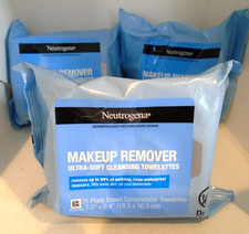 Neutrogena Makeup Remover Ultra-Soft Cleansing Towelettes 25 Count 3-PACK