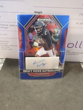 2023 Prizm Draft Picks - Draft Picks Autographs Tyler Scott Blue Prizm /149 AU