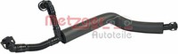 Schlauch KurbelgehäUseentlüFtung Metzger Autoteile 2380051 FüR X1 X3 X5 E60 Z4