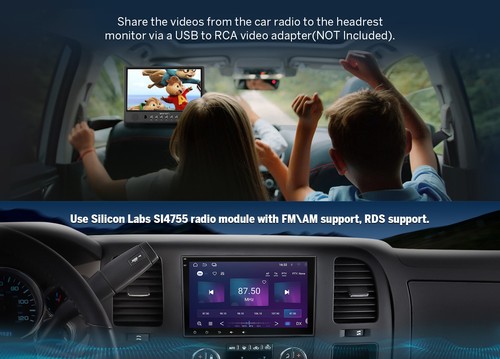 GMX7 Android 14 8" Car Stereo Radio GPS for Chevy Silverado 1500 2500HD 3500 HD - Picture 17 of 23