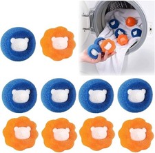 8 Pcs Random Pet Hair Remover for Laundry, Washing Machine Hair Catcher