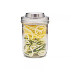 3 in 1 Stainless Steel Spiralizer for Wide Mouth Mason Jars