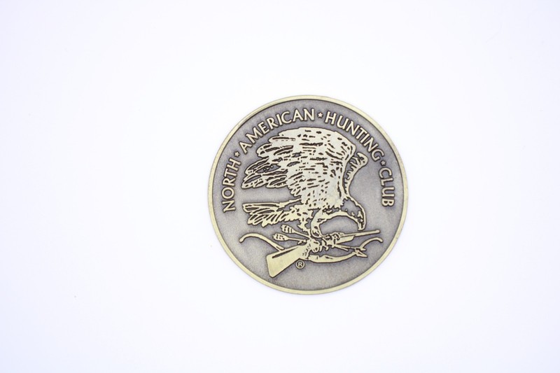 North American Hunting Club Display Medallion Coin Eagle Rifle Logo 2.5"