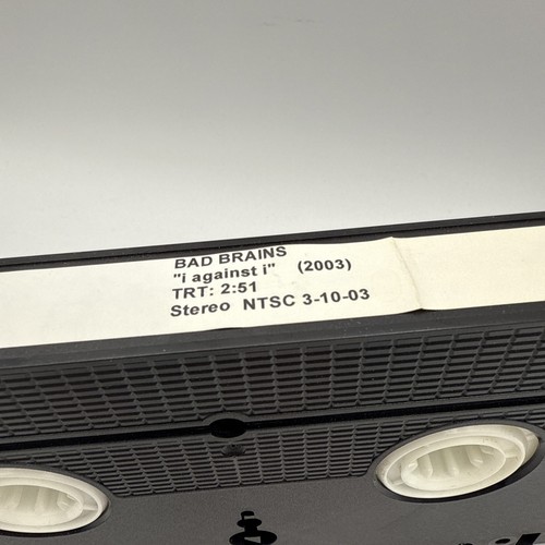 bad brains i against i VHS 2003 Stereo NSTC Promo Video Director Paul Rachman - Picture 8 of 13