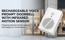Motion Activated Voice Player Replaceable Voice Type C Wireless Motion Senso SET