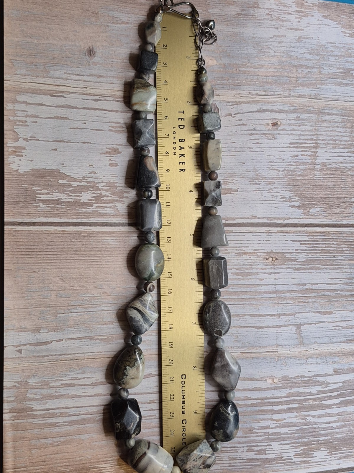 Signed Jay King DTR Statement Chunky Natural Jasp… - image 6