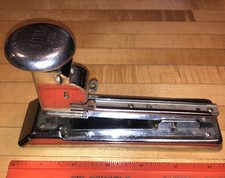 VTG Ace Pilot Stapler Model 402 USA Chrome Desk Office MCM