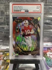 2024 Panini Select - Club Level Drake Maye #218 Black & Red Shock Prizm PSA 9