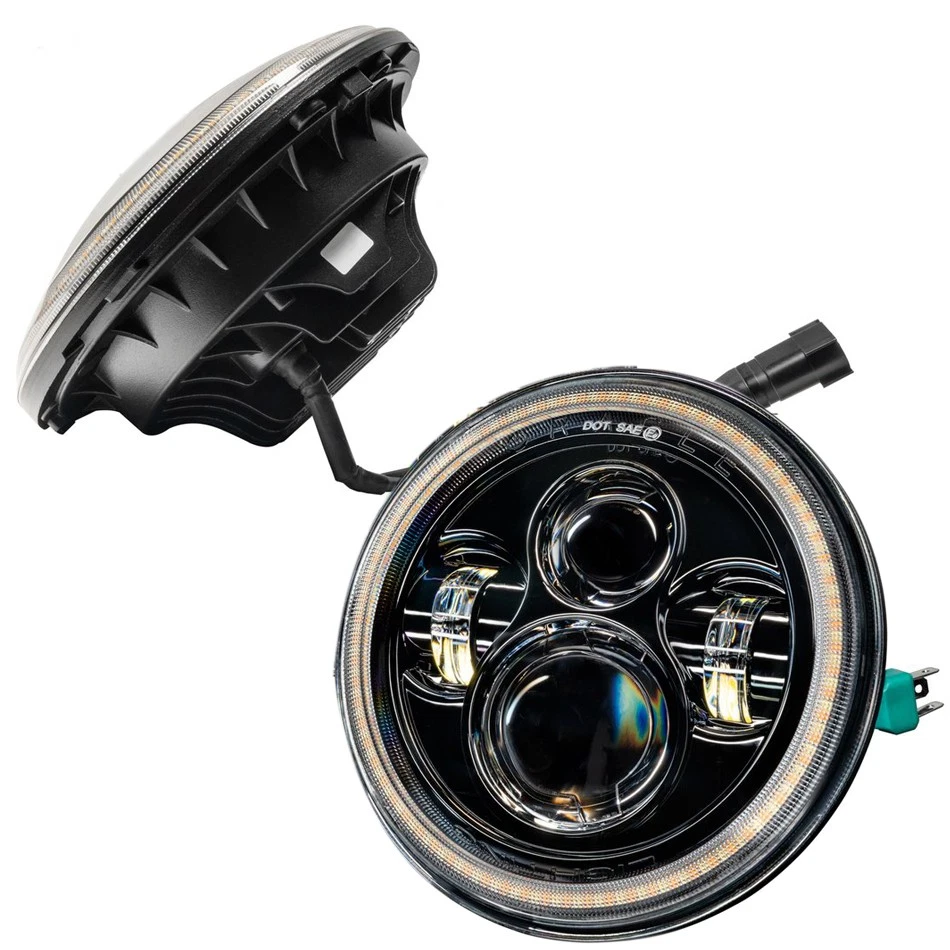 Oracle Lighting 5769-123, 2 Pack Black Plastic Fits 07-18 Jeep Jk Led Headli Ght - Image 3 of 4