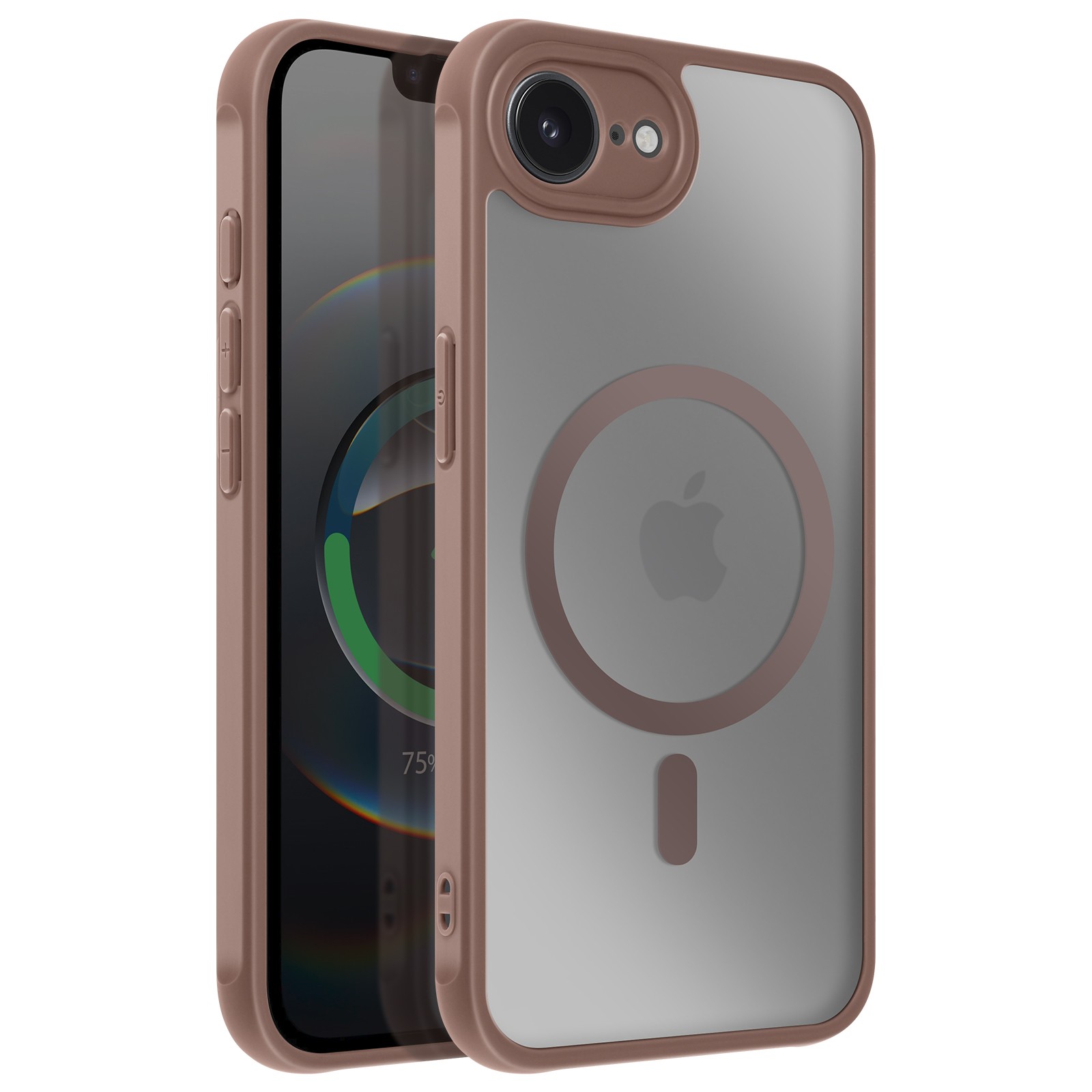 Coque iPhone 17 marron Frost Color idéale pour vos sorties urbaines