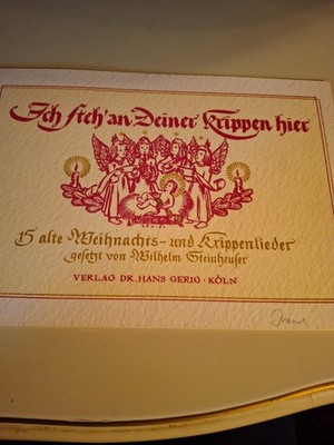 Ich steh an deiner Krippen hier, 15 Lieder für Tasteninstrumente -noten-