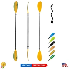 Versatile Kayak Paddle 86in with Three Angles & Drip Rings for Ultimate Control