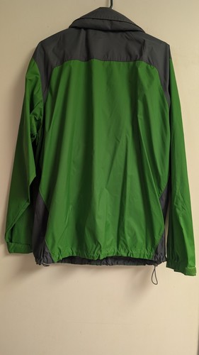 Columbia Herren Windbreaker Jacke Gr. Large grün/grau Reißverschluss vorne - Bild 2 von 9