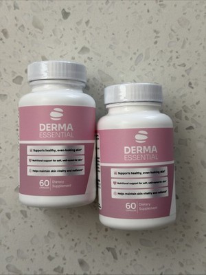 (2 Pack) Derma Essential Probiotics Advanced Healthy Skin Support 120 Capsules