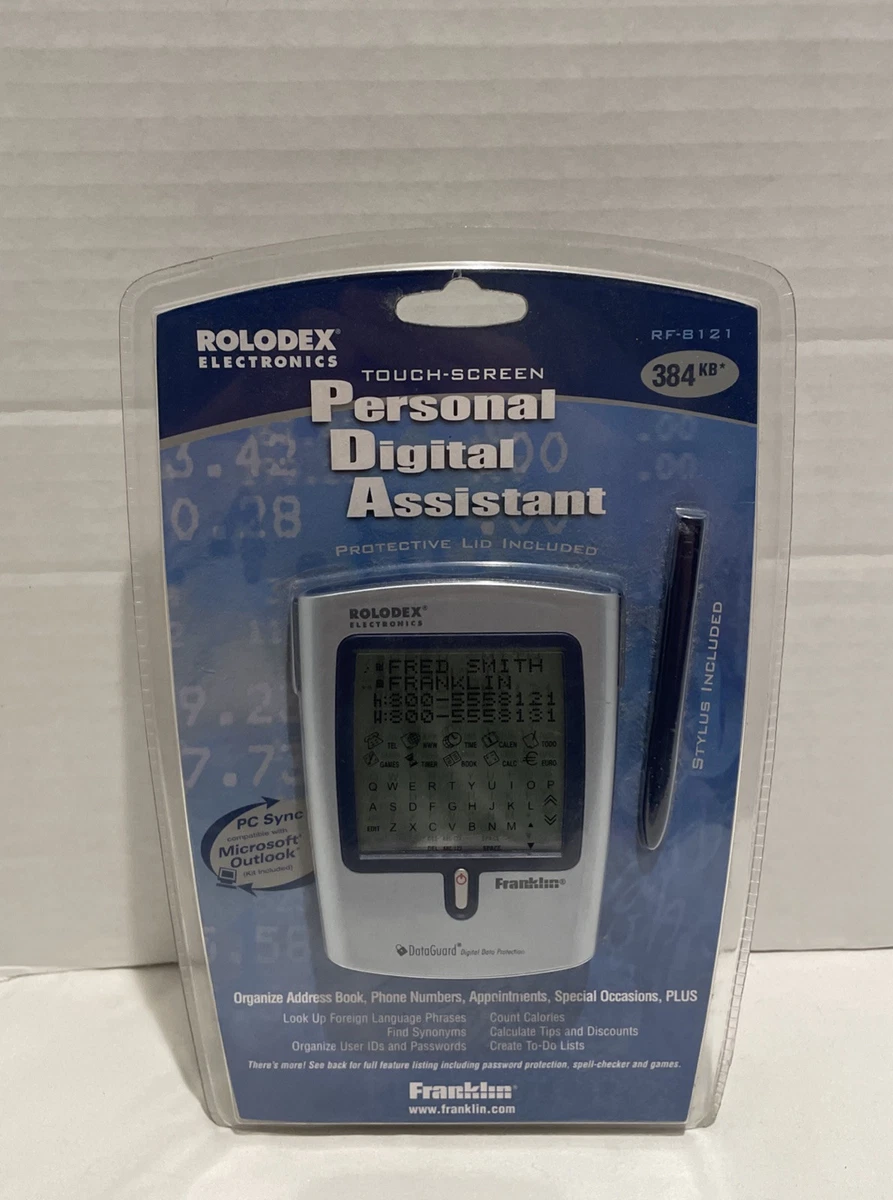 Franklin Franklin Rolodex Black & White LCD PDAs for sale | eBay