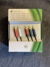 NEW Microsoft Xbox 360 Component HD AV Cable OEM Factory Sealed B4V-00004