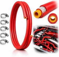 516 8mm High-temp Silicone Heater Hose Kit 5ft 5 516 Id-5ft Id 8mm Red