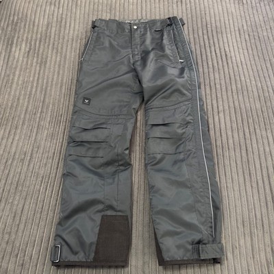 Phenix Snowboard/Ski Pants Womens 8 Gray Lined Insulated Double Side Zip