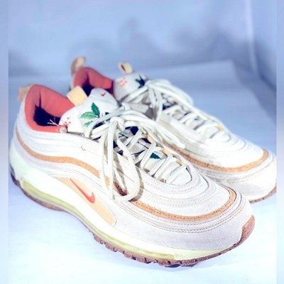 Nike Air Max 97 Cork Coconut Milk Mens Size 9 Great Sneakers