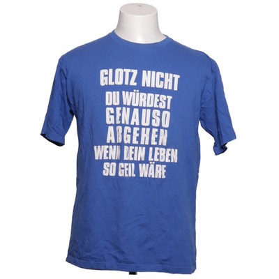 Conte Mancini, T-shirt, Größe: L, Blau, Print, Herren #NoW