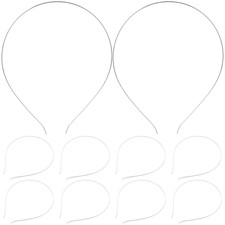 Stainless Steel Headband 3Mm Thin Metal Hair Band for Women Girls Diy Silver Hai