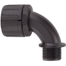 HellermannTyton 166-22206 HG34-90-M32 Hose Screw Fitting Black